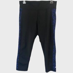 Adidas Climalite Mid-Rise 3/4 Tights Women's Medium Black Athletic Yoga Leggings